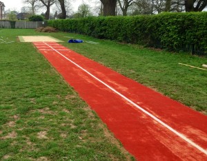 Long jump track