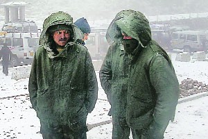 Soliders as Nathula pass
