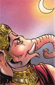 Ganesha moon